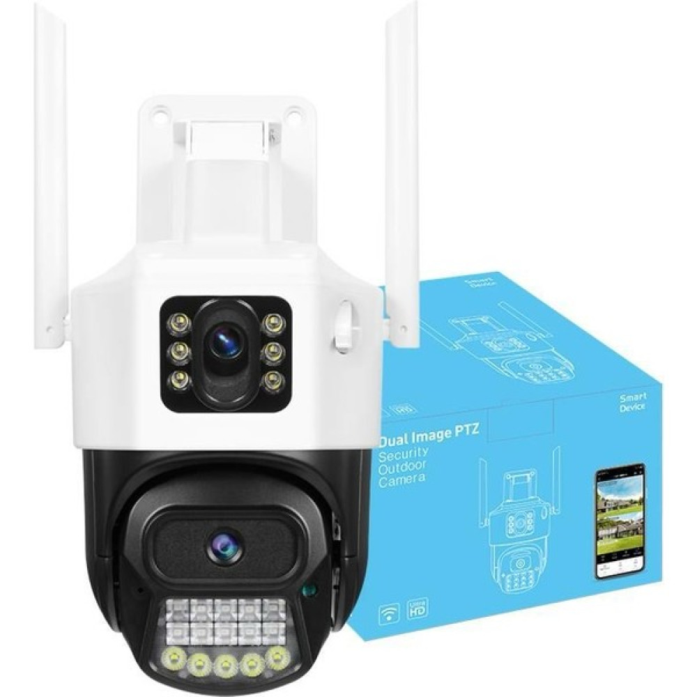 Wificam Plus Wificam Çift Kameralı Insan Takipli 1080P Hd Ptz Kamera Iki Kamera Sayesinde Daha Fazla Alan Kontrolü Güvenlik Kameraları Fiyatı