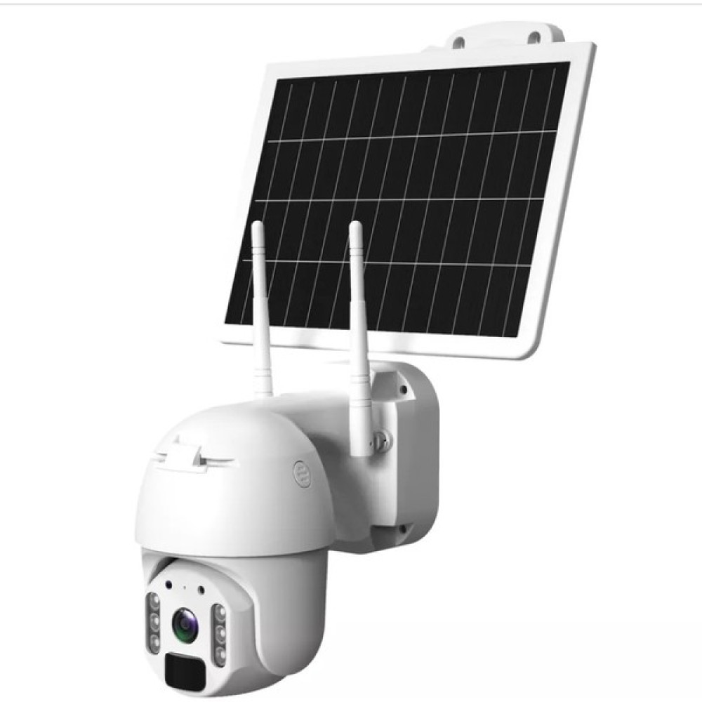 Wificam Sim Kartlı 4g Ptz 360 Hareketli Solar Güneş Enerjili 1080P Ip Kamera - Beyaz Güvenlik Kameraları Fiyatı