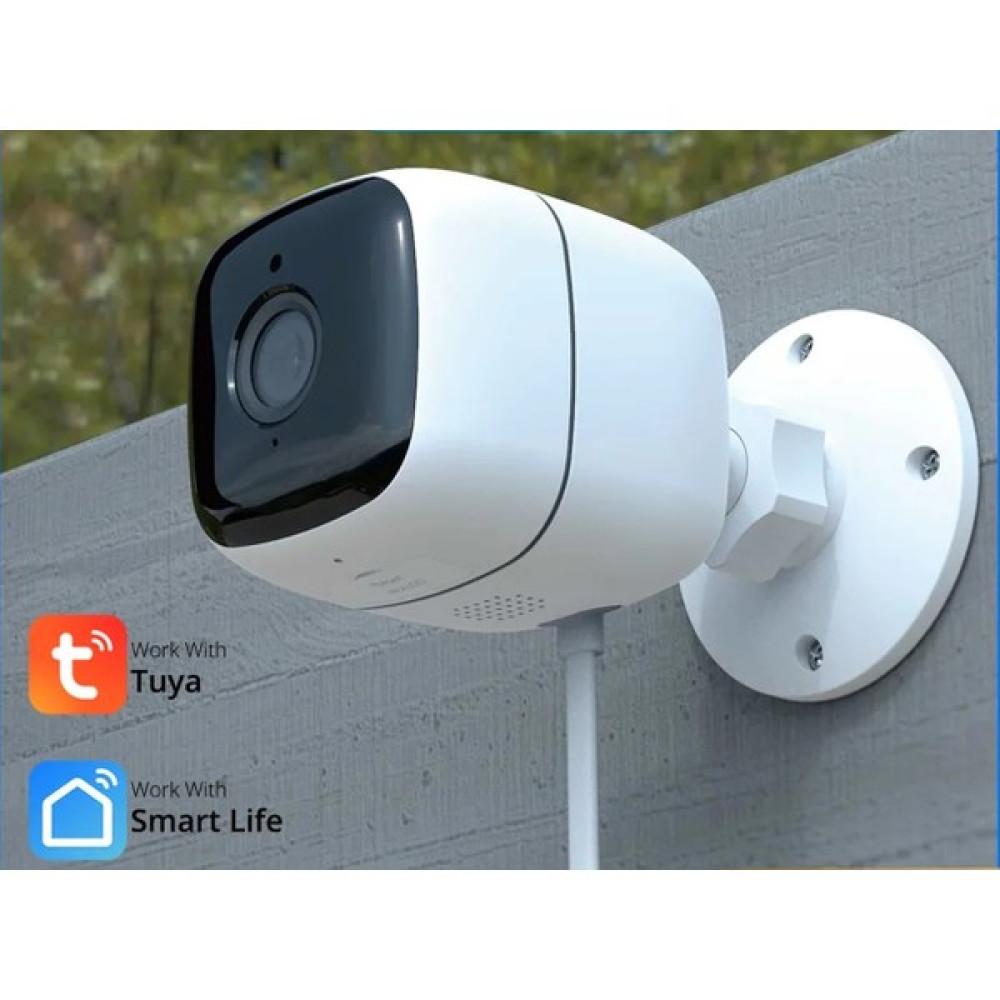 Wificam Tuya 1080P Dış/iç Mekan Uyumlu Smart Wıfı Ip Kamera - Beyaz Güvenlik Kameraları Fiyatı