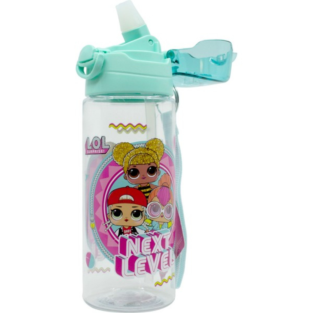 Wiggle 500ML Lol Surprise Bebek Pipetli Askılı Kilitlenebilir Su Matarası - Yeşil Suluk Fiyatı