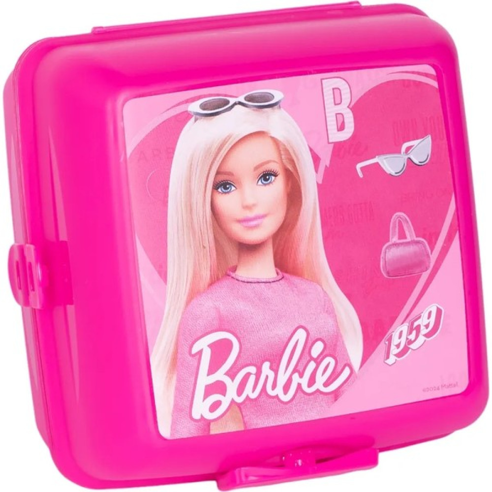 Wiggle Barbie 4 Bölmeli Çocuk Beslenme Kutusu - Yemek Saklama Kabı Kaşık ve Çatallı Beslenme Çantası Fiyatı