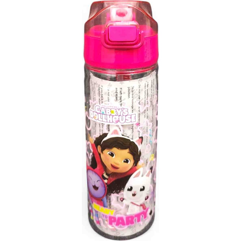 Wiggle Gabby's Doll House Turkuaz 500 ml Pipetli Matara/suluk - 6GA-Pembe Suluk Fiyatı