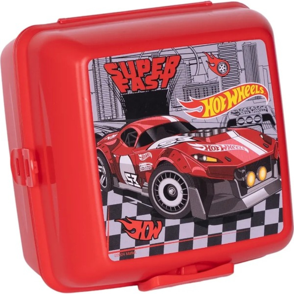 Wiggle Hot Wheels 4 Bölmeli Çocuk Beslenme Kutusu - Yemek Saklama Kabı Kaşık ve Çatallı Beslenme Çantası Fiyatı