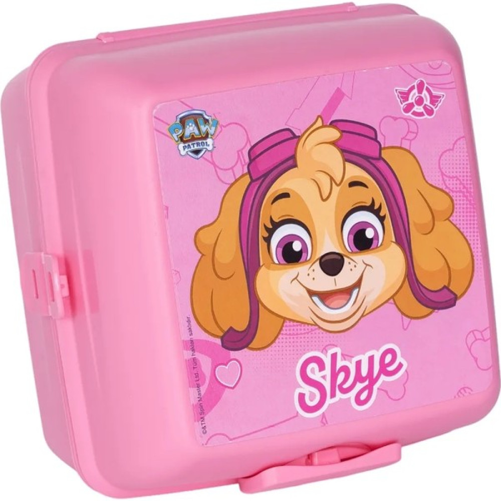 Wiggle Paw Patrol 4 Bölmeli Çocuk Beslenme Kutusu - Yemek Saklama Kabı Kaşık ve Çatallı Beslenme Çantası Fiyatı