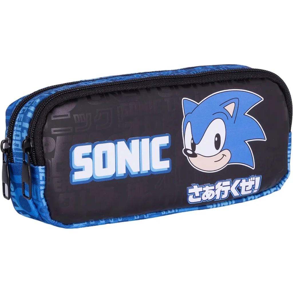 Wiggle Sonic The Hedgehog Okul Kalem Kutusu Çift Bölmeli Çocuk Bez Kalem Çantası Mavi Kalem & Yazı Gereçleri Fiyatı