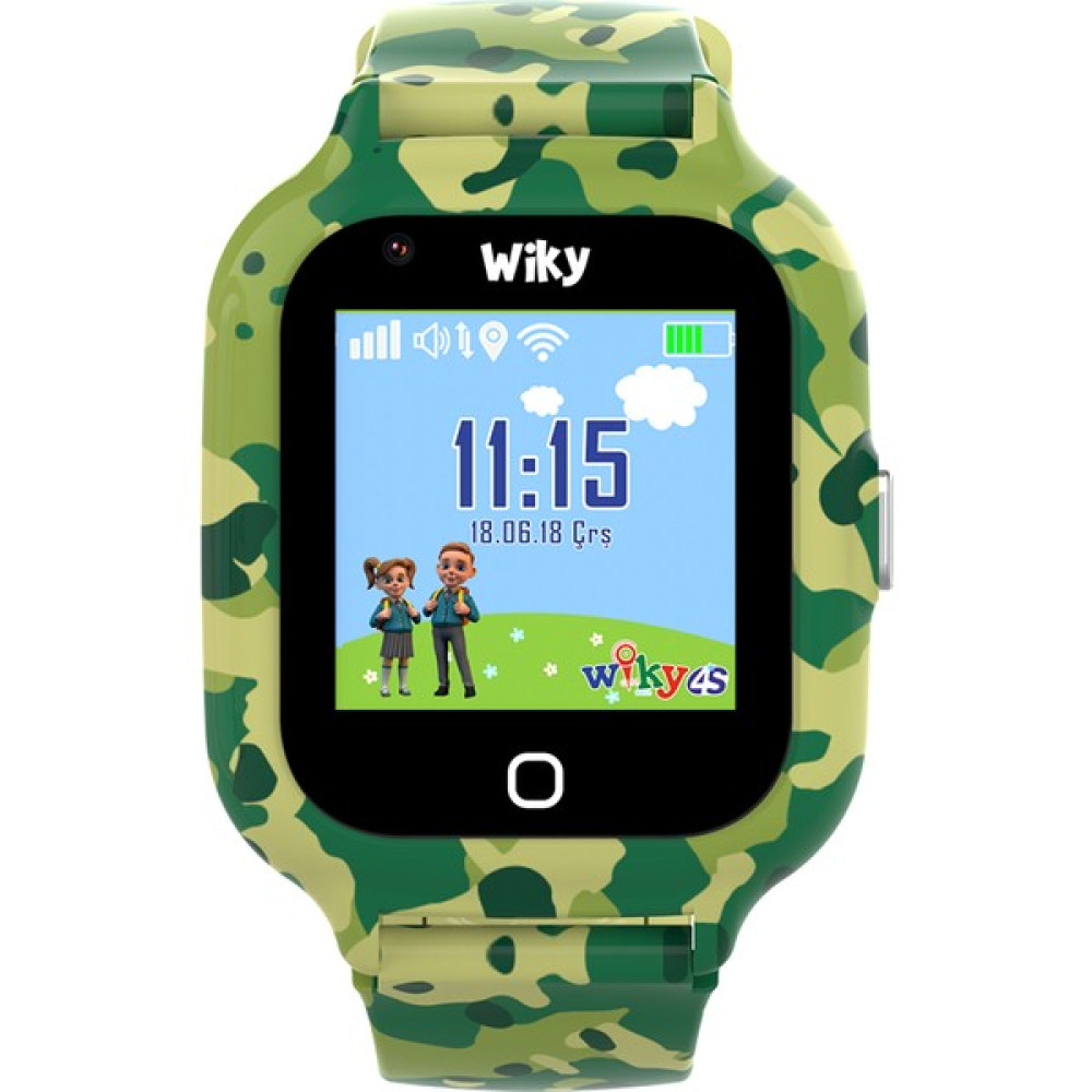 Wiky Watch 4s Kamuflaj Yeşil Görüntülü Görüşmeli Akılı Çocuk Saati Diğer Fiyatı