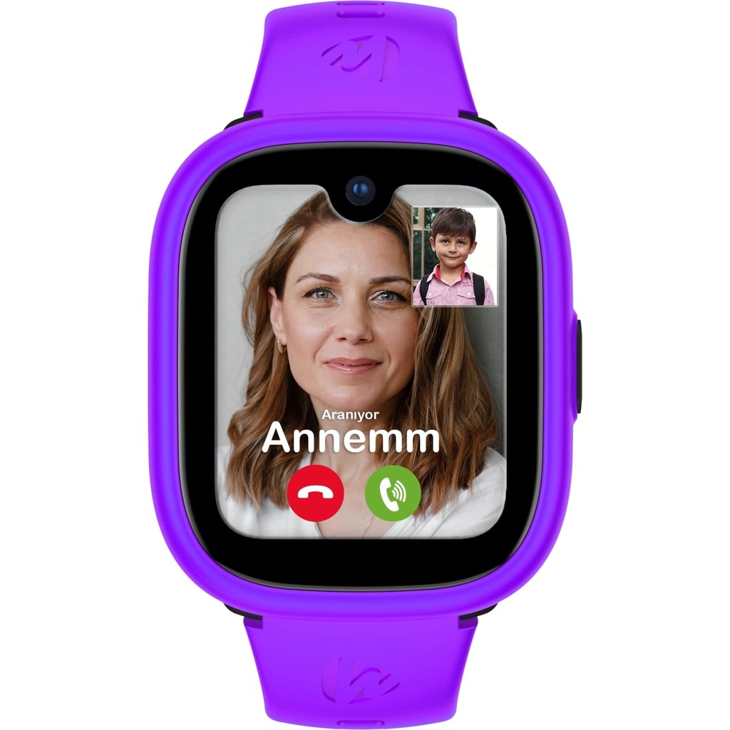 Wiky Watch 5 Plus Akıllı Çocuk Saati - Görüntülü Arama, Gps, Sos, Sağlık Takibi, Güvenli Alan Mor Diğer Fiyatı
