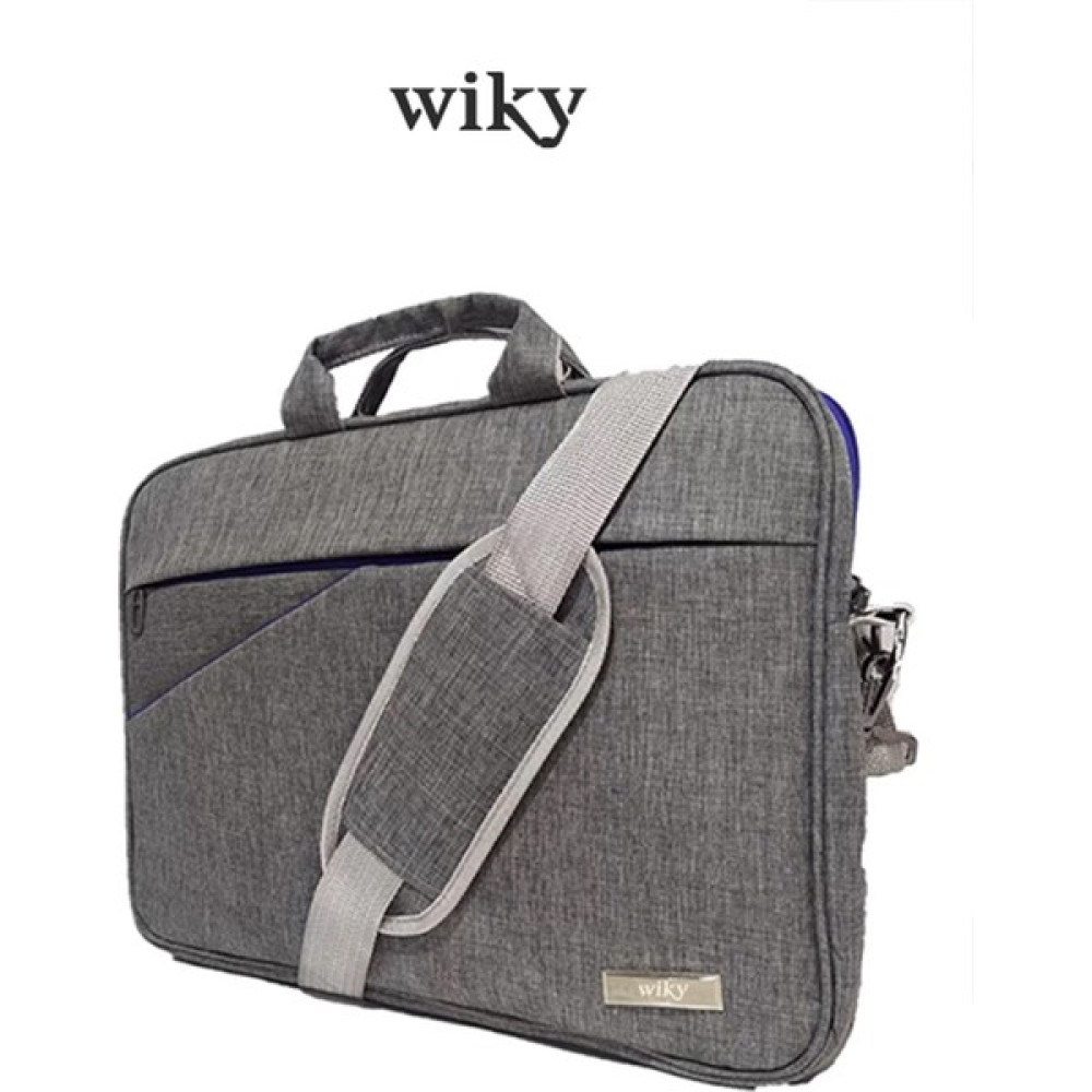 Wiky Wikybag River GRI15.6 Inç Uyumlu Laptop Bilgisayar Evrak Çantası - 40X30X18 - Gri Dizüstü Bilgisayar Aksesuarları Fiyatı
