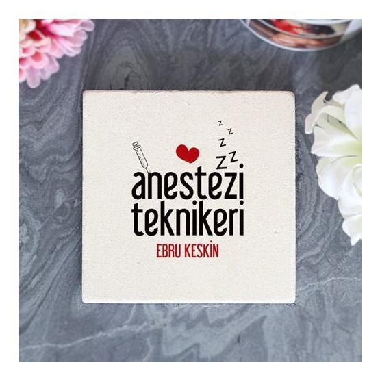 Wildlebend Anestezi Teknikeri Taş Bardak Altlığı