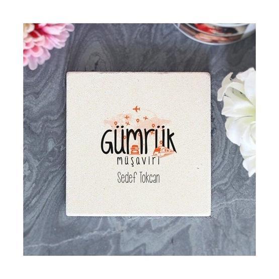 Wildlebend Gümrük Müşaviri Taş Bardak Altlığı