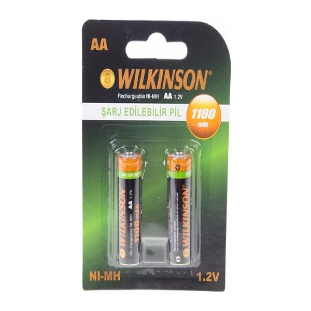 Wilkinson Aa Şarj Edilebilir Kalem Pil 1100MAH 2li Paket 4013 - 2' li Şarj Cihazları & Kitler Fiyatı
