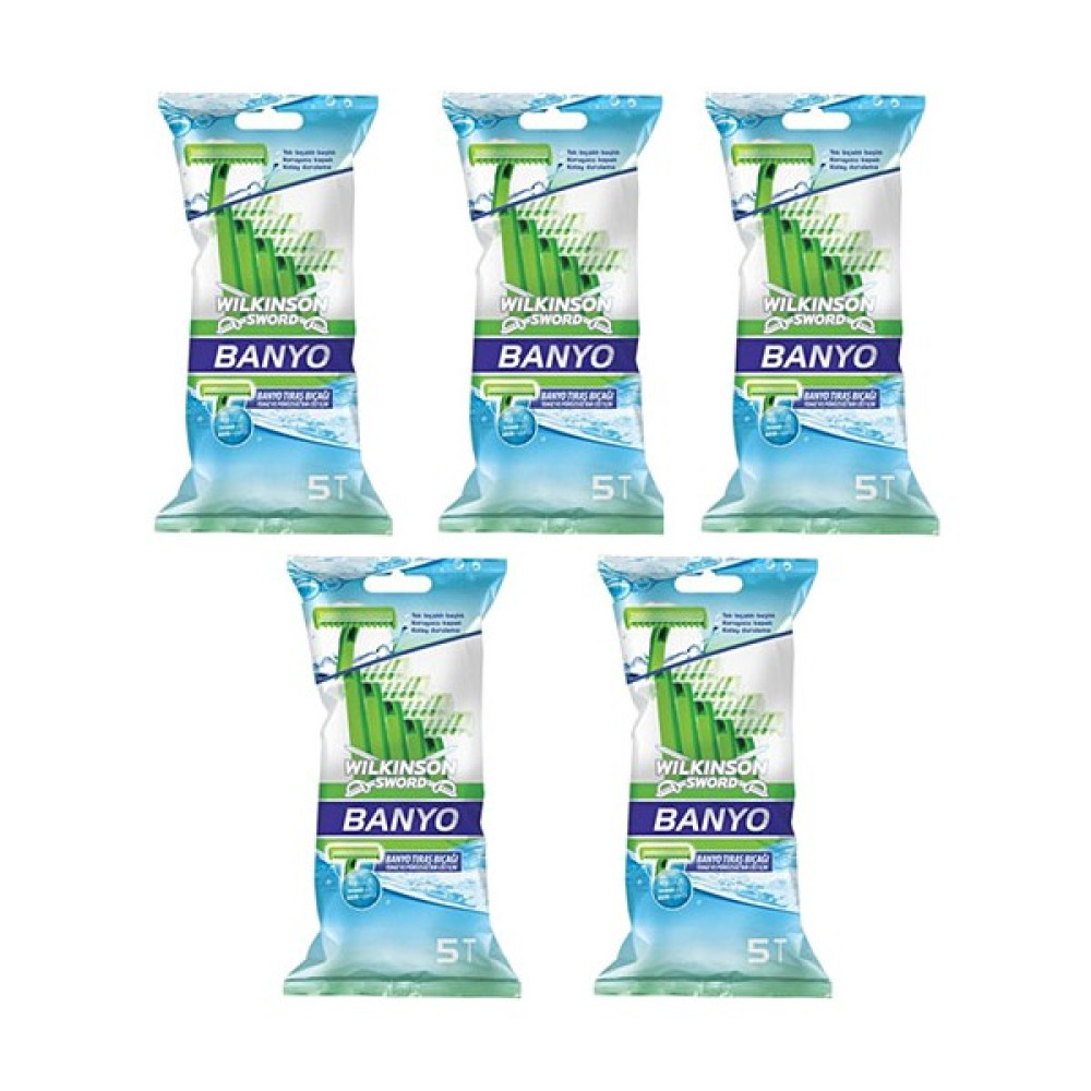 Wilkinson Sword Banyo Tıraş Bıçağı 5'li x 5 Adet Tıraş Bıçağı ve Yedekleri Fiyatı