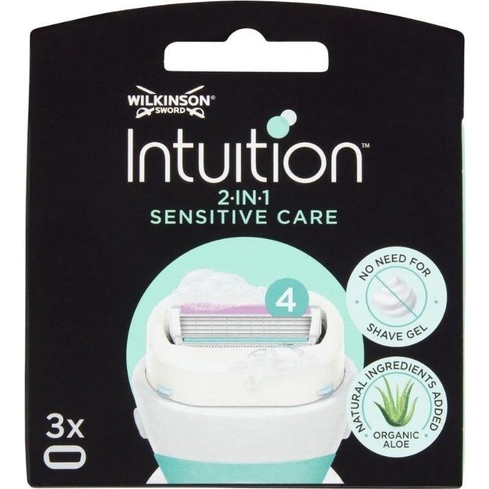 Wilkinson Sword Intuition 2 in 1 Sensitive Care Kendinden Sabunlu 4 Bıçaklı Kadın Tıraş Bıçağı 3 Yedek Kartuş Tonerler Fiyatı
