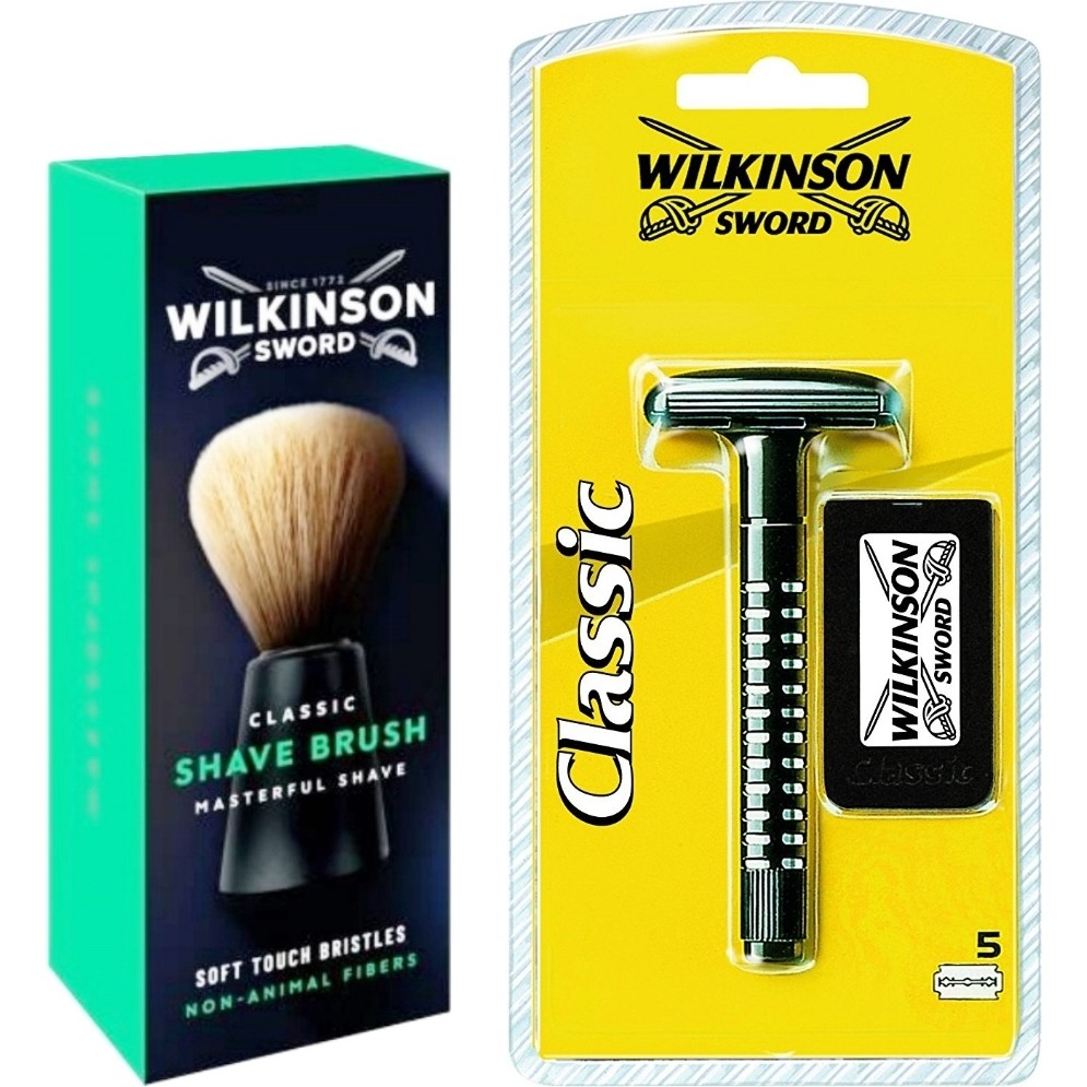 Wilkinson Sword Klasik Tıraş Seti, Tıraş Bıçağı, 5'li Jilet, Tıraş Fırçası Diğer Fiyatı
