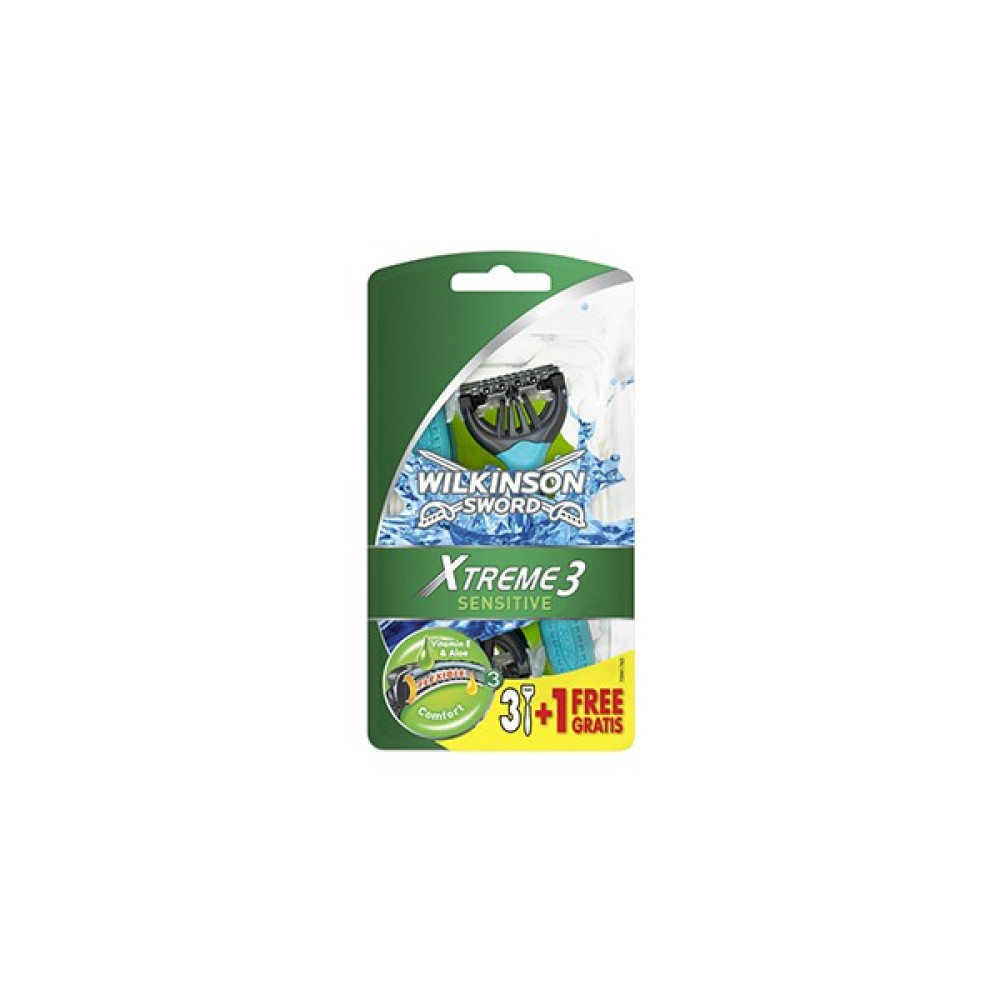 Wilkinson Sword Xtreme 3 - Oynar Başlıklı Kullan At Tıraş Bıçağı 3+1 Avantaj Paketi Tıraş Bıçağı ve Yedekleri Fiyatı