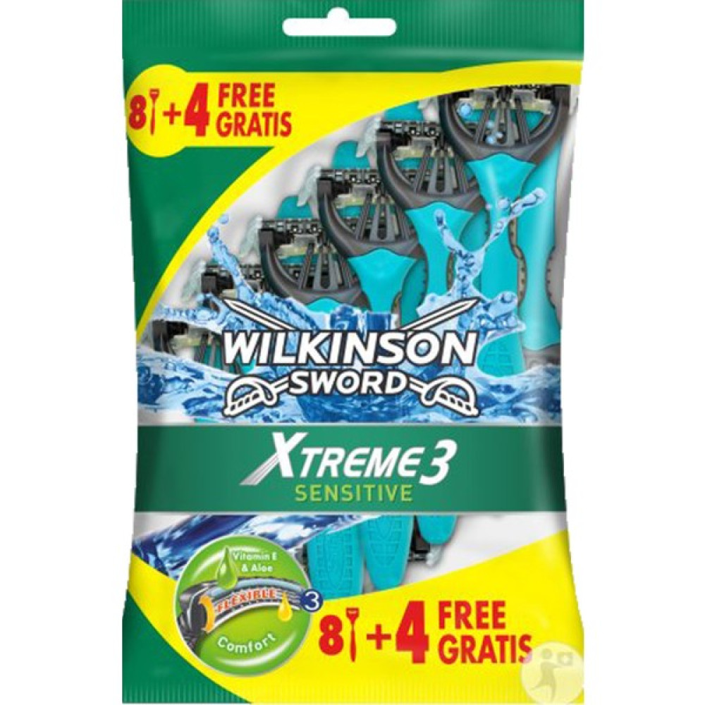 Wilkinson Sword Xtreme 3 Sensitive 8+4 Tıraş Bıçağı ve Yedekleri Fiyatı