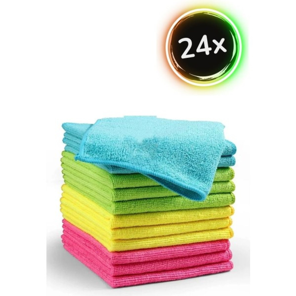 Wilma Secret Çok Amaçlı Mikrofiber Temizlik Bezi 24 Adet 30X30 cm - Mutfak Bezi, Araç Bezi Temizlik Malzemeleri Fiyatı