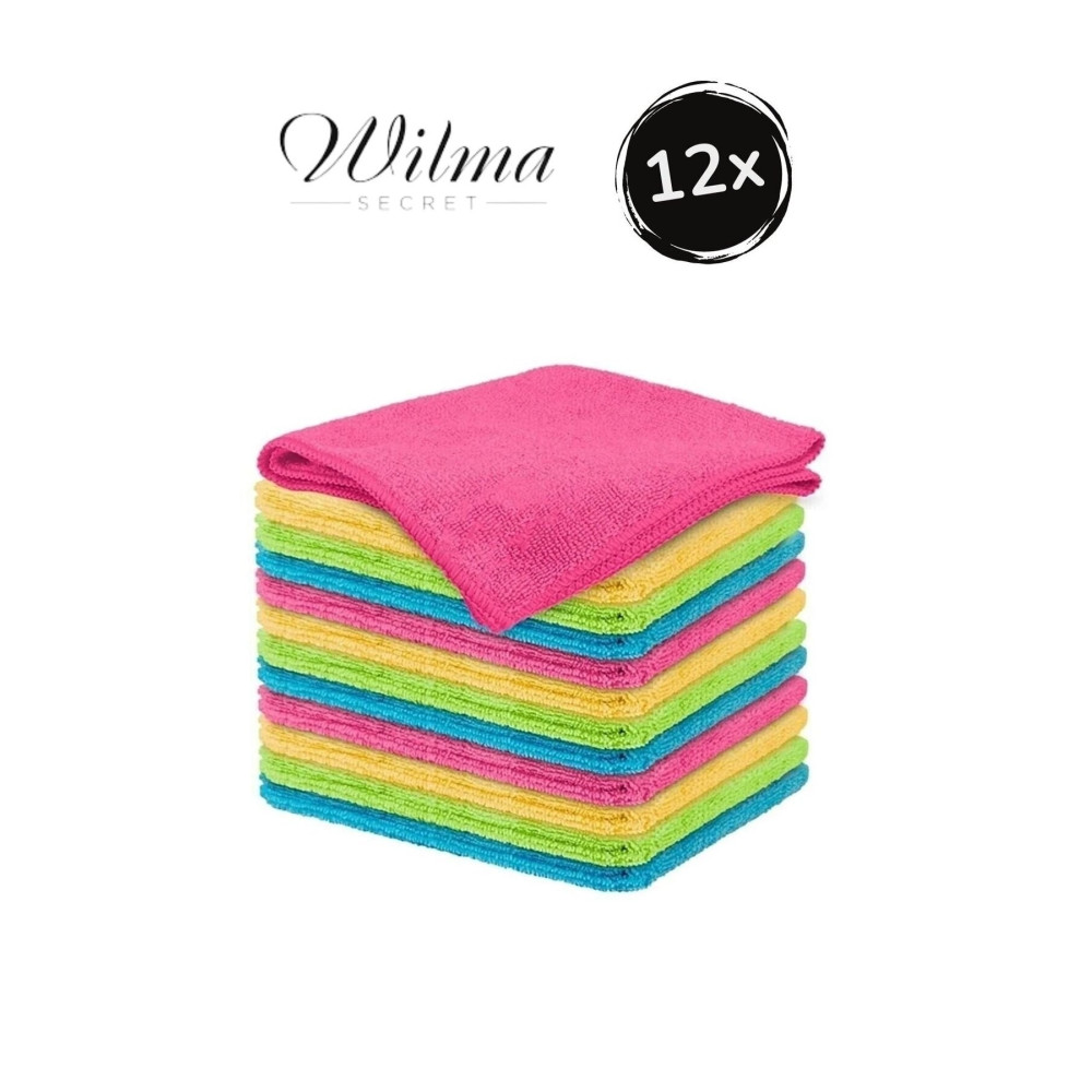 Wilma Secret Mikrofiber Temizlik Bezi 12 Adet 30x30 Temizlik Malzemeleri Fiyatı