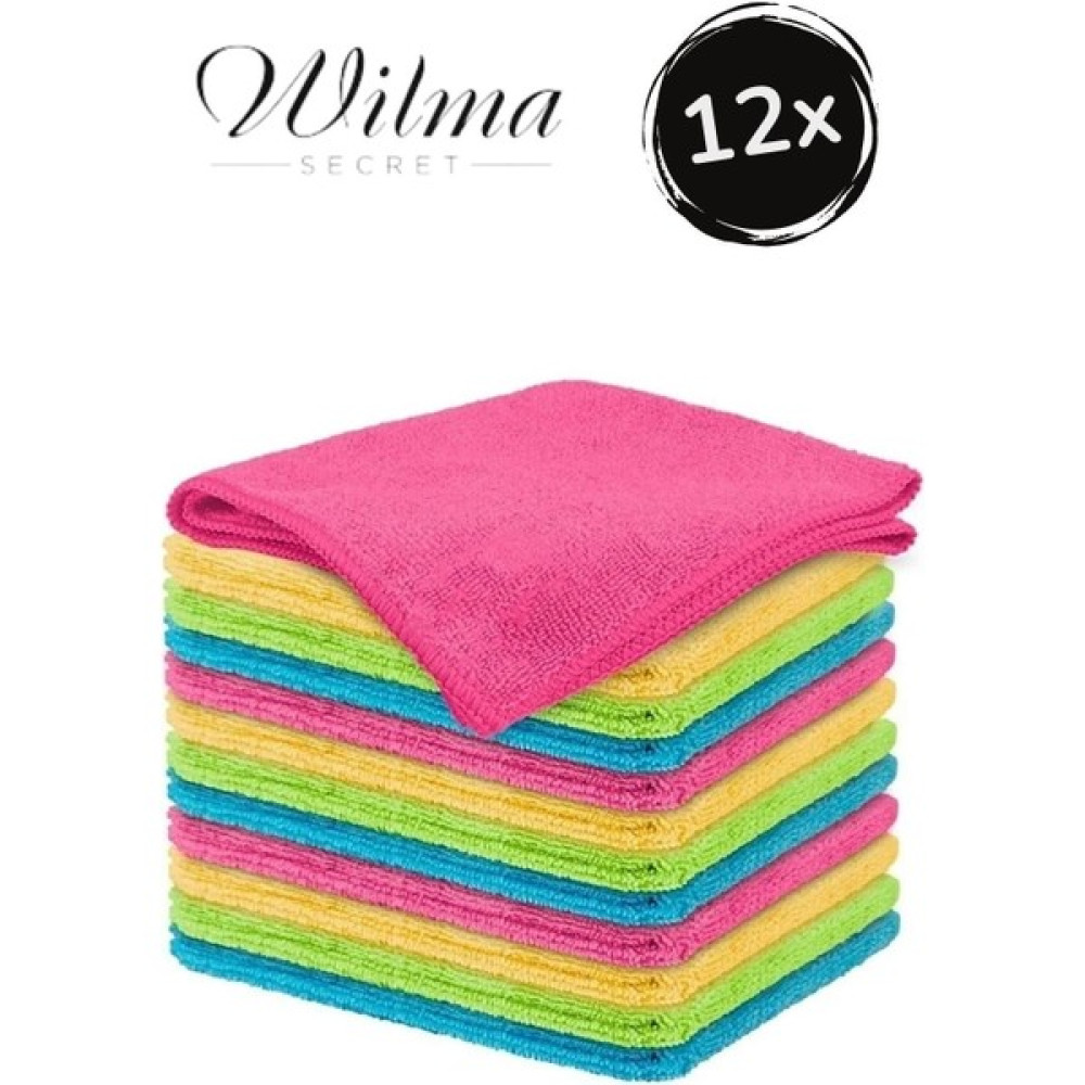 Wilma Secret Mikrofiber Temizlik Bezi 12 Adet 30X30 - Standart Temizlik Malzemeleri Fiyatı