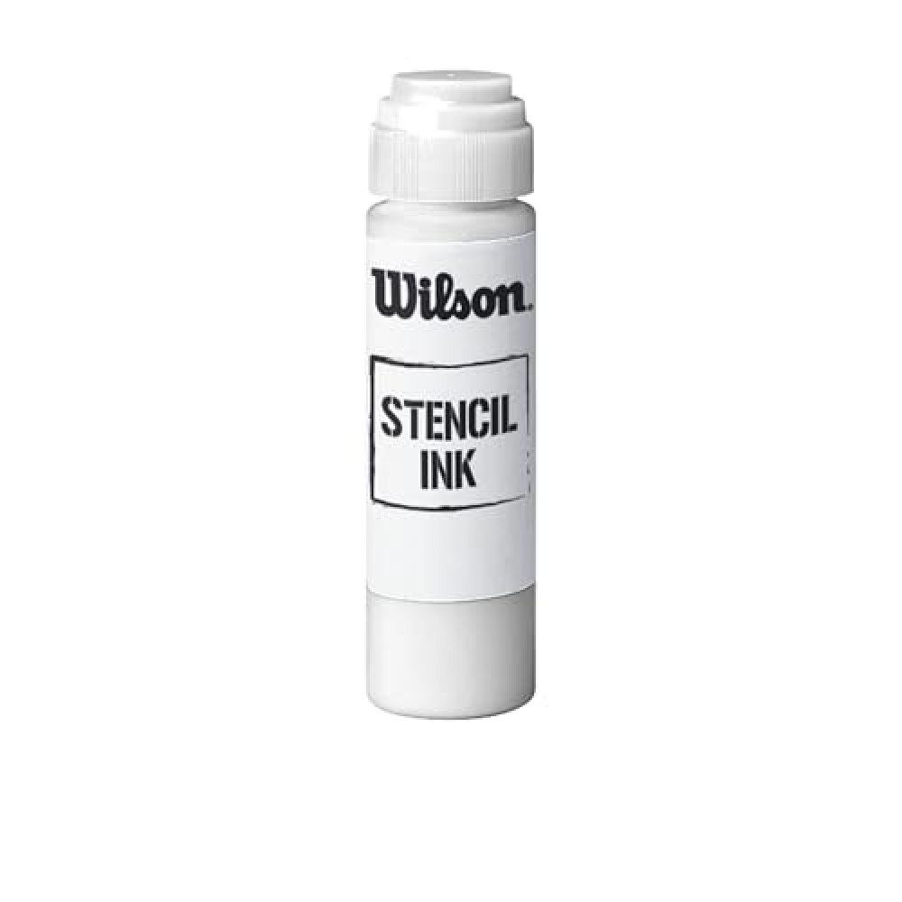 WILSON Sporting Goods Stencil Ink, White