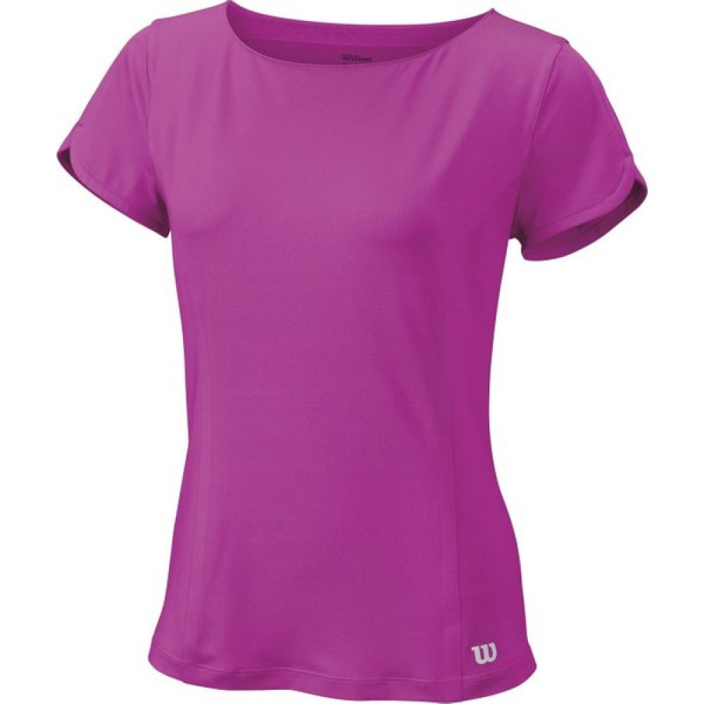 Wilson Star Crossover Cap Sleeve Top Kadın T-Shirt Rose Violet (M) (WRA748402MD) - M Oto Boyaları Fiyatı