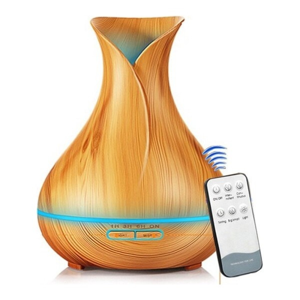 WINBEST 550 ml Aroma Difüzörü Buhar Ultrasonik Led Işıklı Oda Kokusu Hava Nemlendirici - Açık Kahverengi Bebek Güvenlik Fiyatı