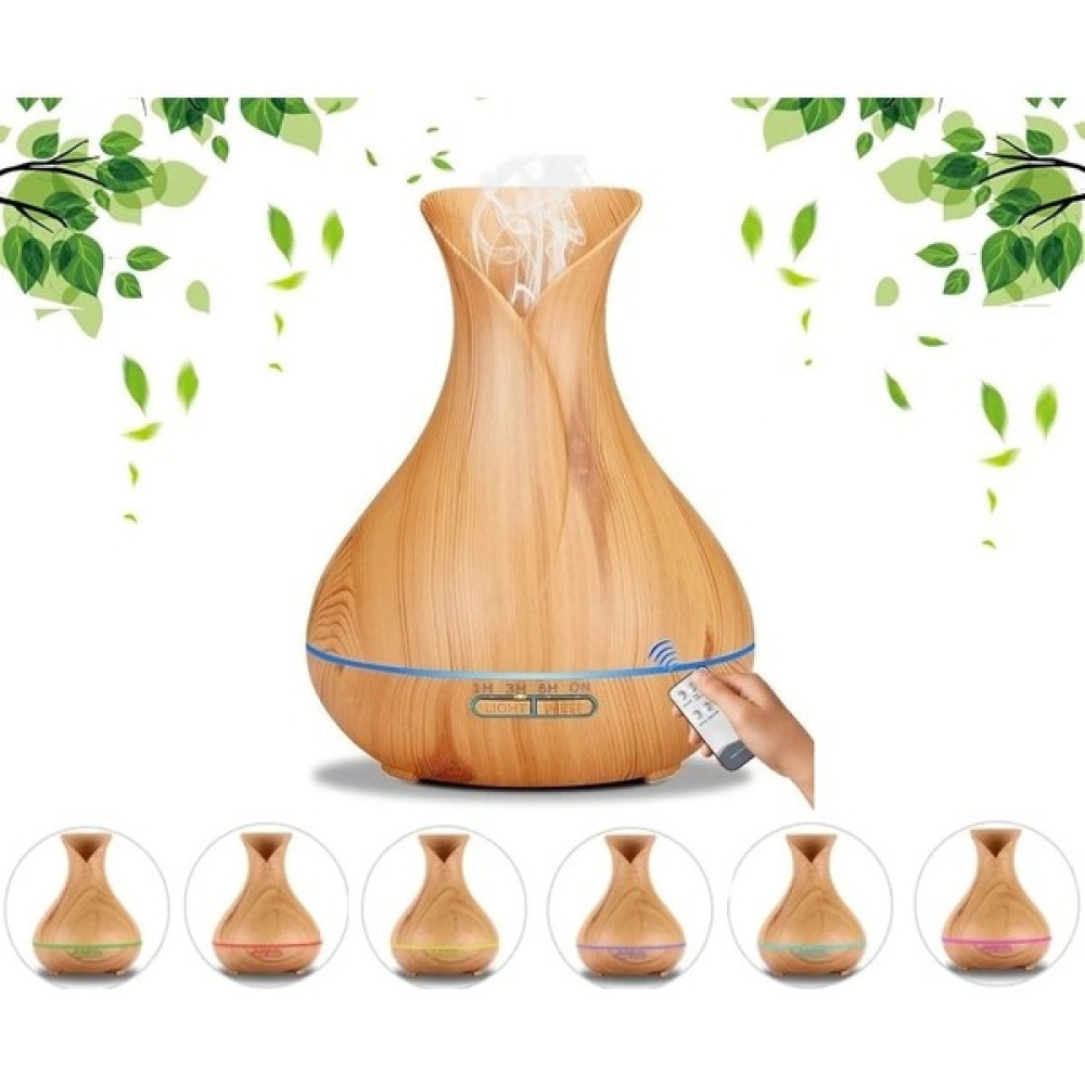 Wınbest 550 Ml Ultrasonik Aroma Difüzörü 7 Renk Led Işıklı Aromatik Oda Kokusu Hava Nemlendirici - Sarı Hava Temizleme - Nemlendirme Cihazları Fiyatı