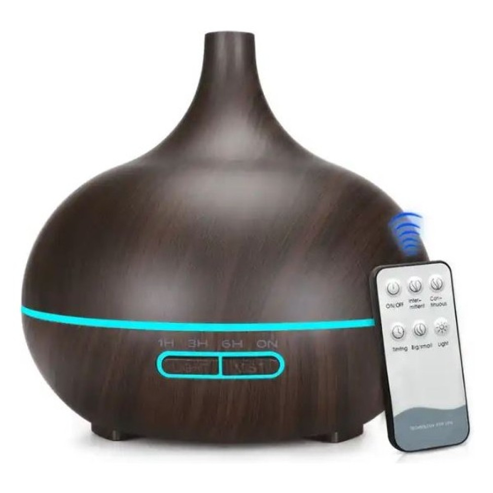 WINBEST 550 ml Ultrasonik Aroma Nemlendirici Hava Difüzör Kokulu Uçucu Yağ Difüzör - Koyu Kahverengi Bebek Güvenlik Fiyatı