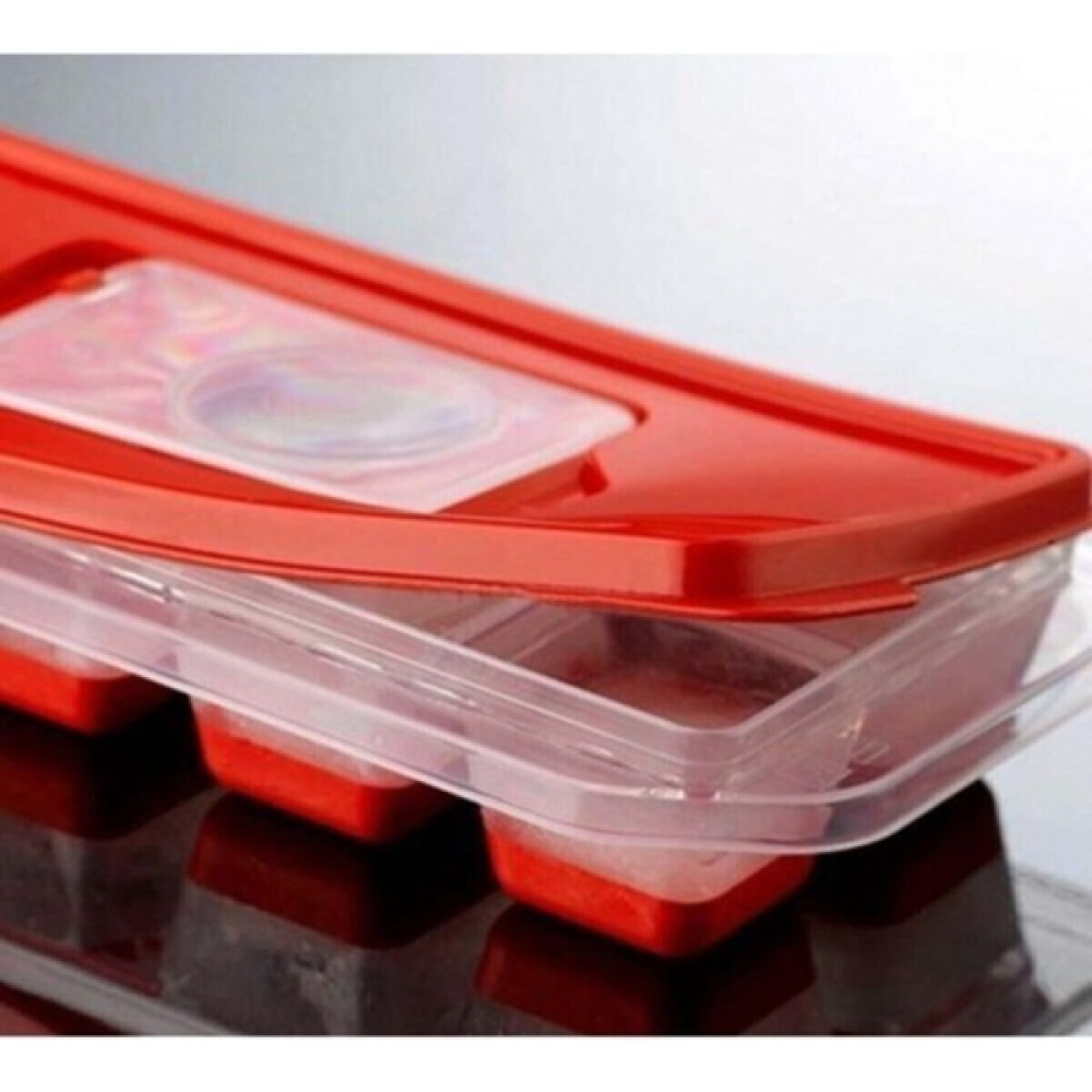 Winbox 12'li Silikon Taban Yapışmaz Kapaklı Buz Kalıbı Buzluk - 3 Adet Mutfak Gereçleri Fiyatı
