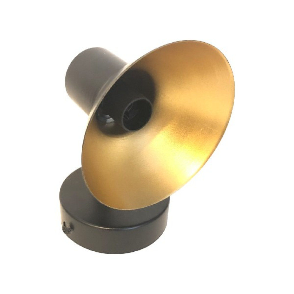 Wind Lighting Beta Tekli̇ Spot, Si̇yah/gold 1XE14 - 1'li Avize Fiyatı