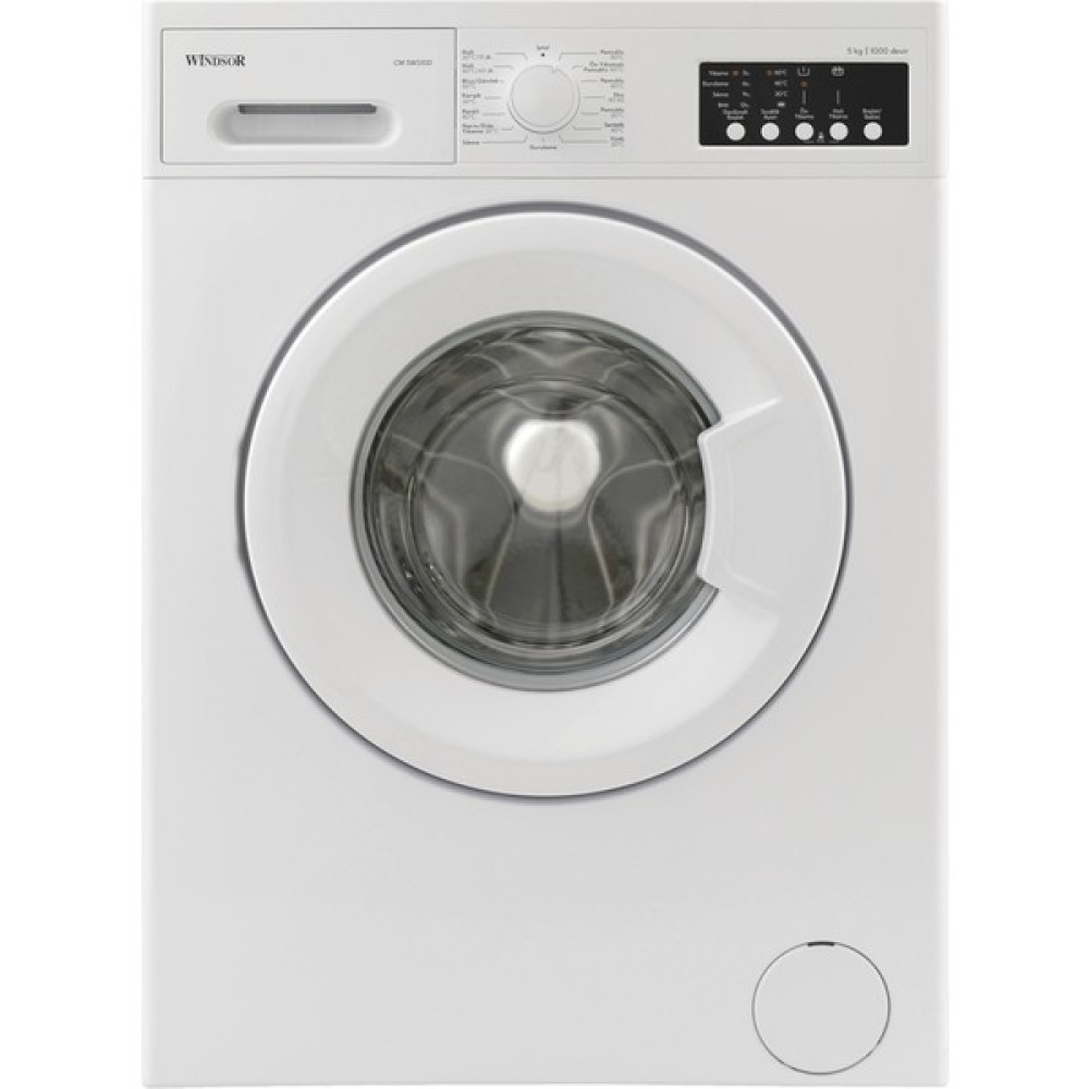 Windsor CM 5WS100 5 kg 1000 Devir Çamaşır Makinesi - Beyaz Çamaşır Makineleri Fiyatı