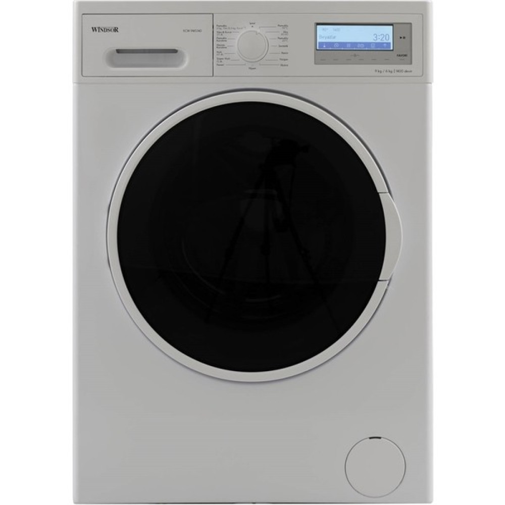 Windsor KCM 9WS140 9/6 1400 Devir Kurutmalı Çamaşır Makinesi - Beyaz Çamaşır Makineleri Fiyatı