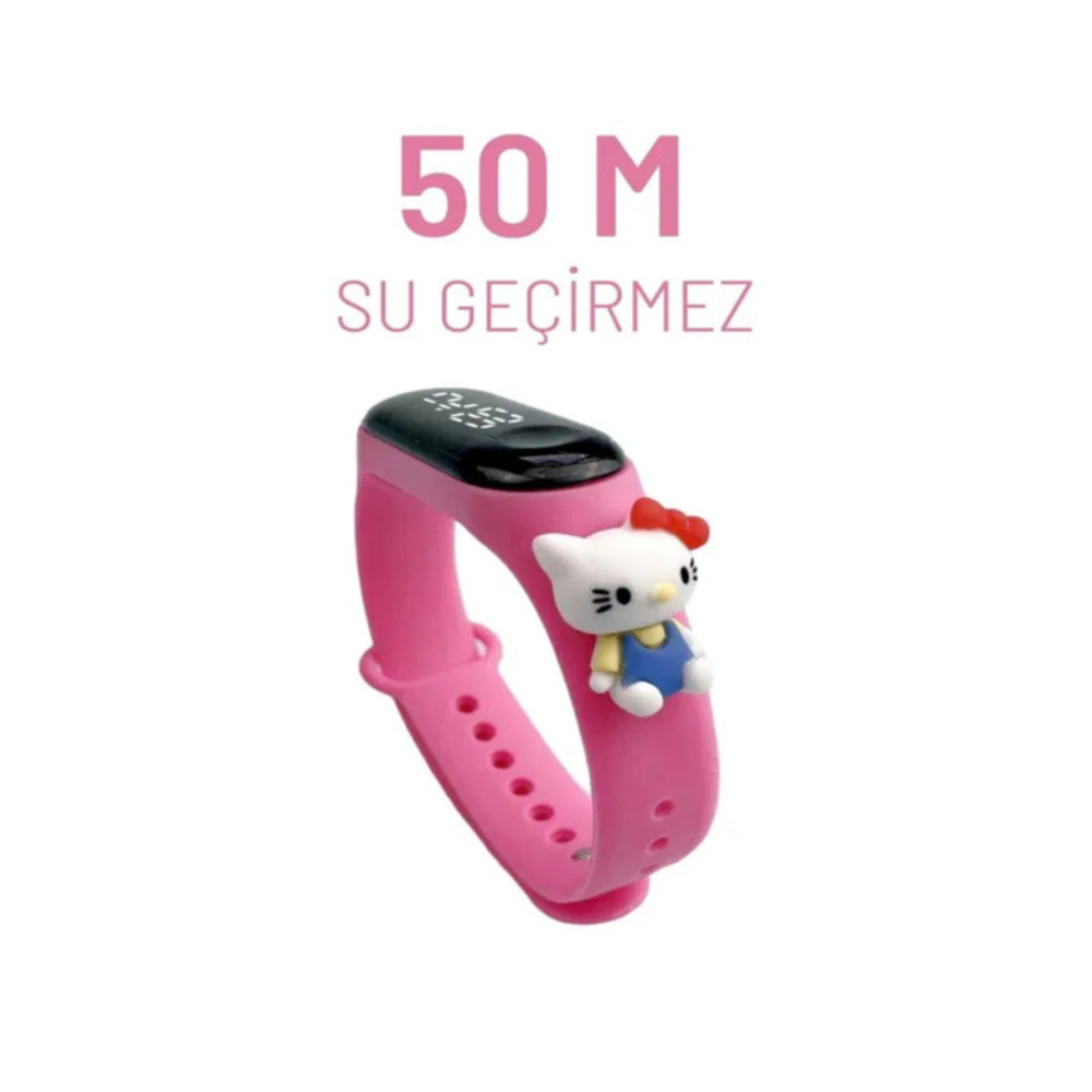 Winesso Hello Kitty Dijital Led Çocuk Saati Dokunmatik Ekranlı Su Geçirmez Saat Fiyatı
