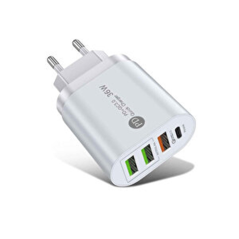 Winex 36w Pd20w+3usba 4 Çıkışlı Ev Tipi Şarj Aleti Başlığı Beyaz Cep Telefonu Şarj Cihazı Fiyatı