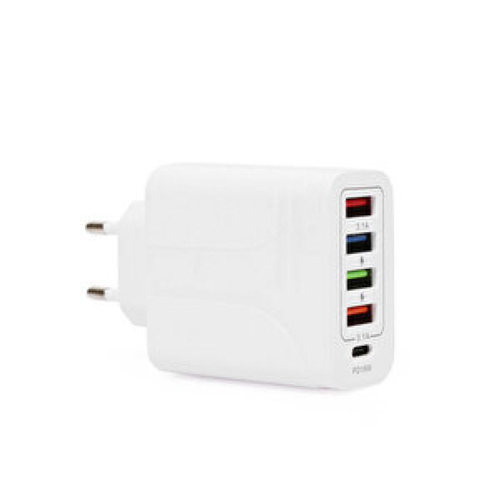 Winex 48w Pd20w+4usba 5 Çıkışlı Ev Tipi Şarj Aleti Başlığı Beyaz Cep Telefonu Şarj Cihazı Fiyatı