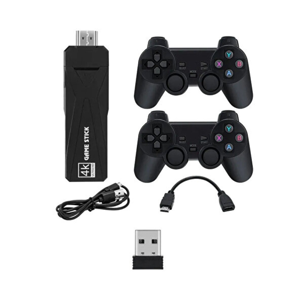 Winex 64 GB 10000 Oyunlu 4K Android TV Stick ve Retro Siyah Oyun Konsolu Oyun Konsolları Fiyatı