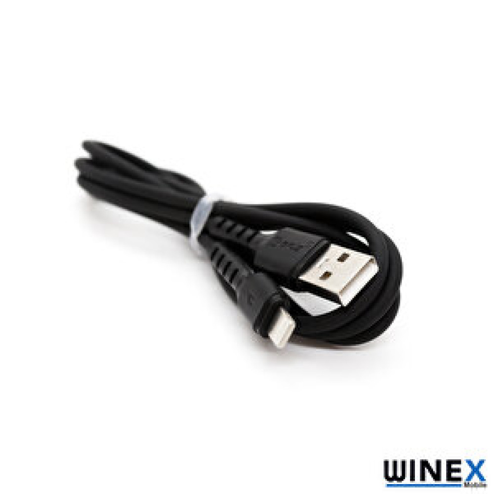 Winex Ca116 Usba To Lightning Data Ve Şarj Kablosu 3a Siyah Siyah Cep Telefonu Kablosu Fiyatı