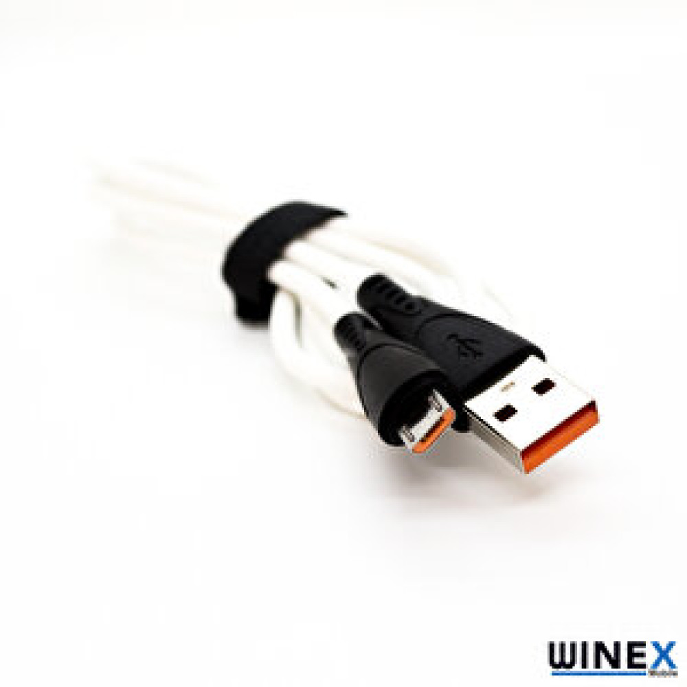Winex Ca30 Usba To Micro Hızlı Data Ve Şarj Kablosu 2.4a Beyaz Beyaz Cep Telefonu Kablosu Fiyatı