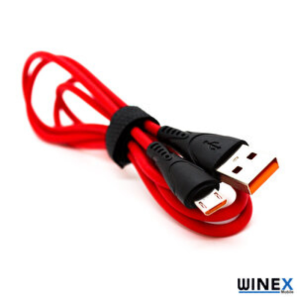 Winex Ca30 Usba To Micro Hızlı Data Ve Şarj Kablosu 2.4a Kırmızı Kırmızı Cep Telefonu Kablosu Fiyatı