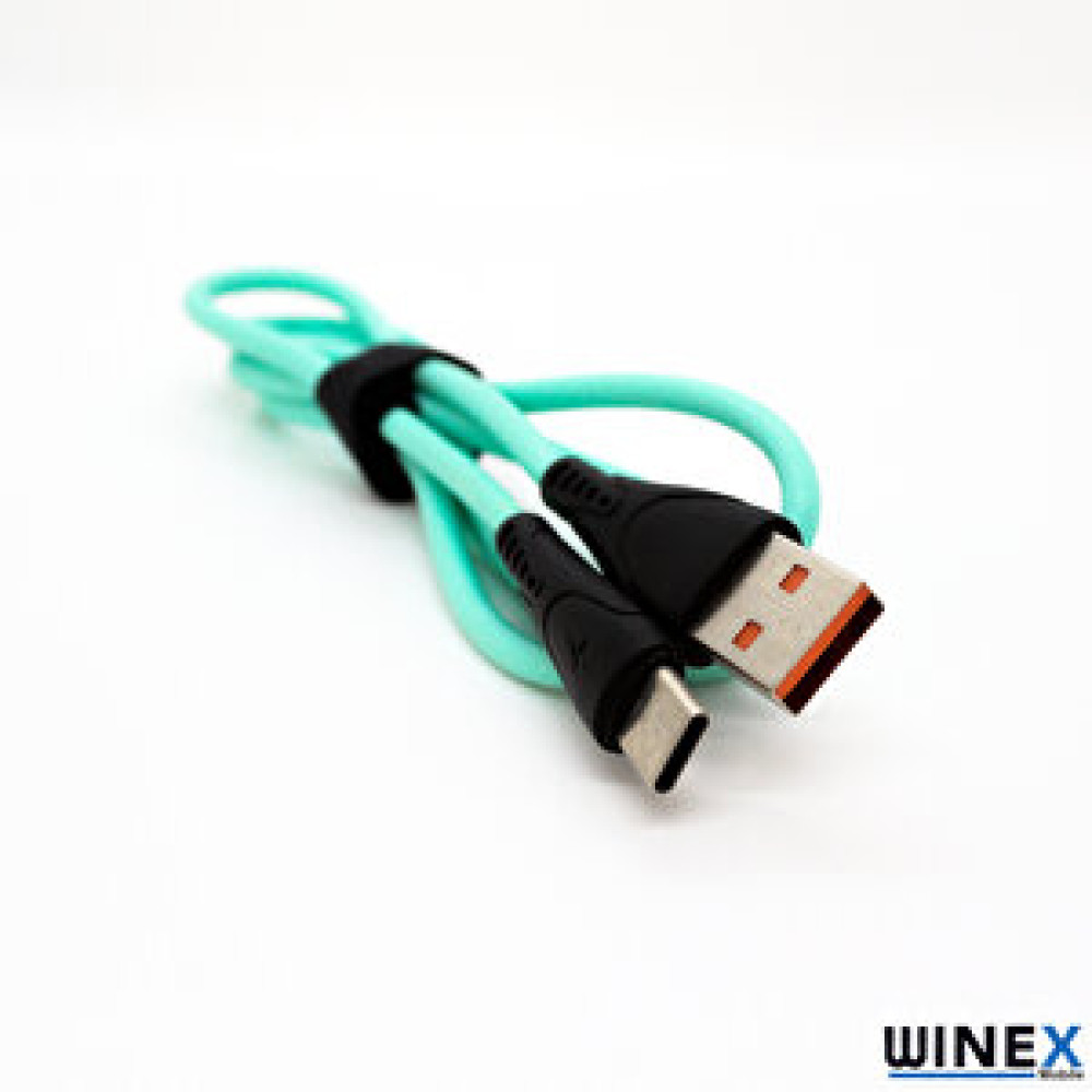 Winex Ca30 Usba To Type-c Hızlı Data Ve Şarj Kablosu 2.4a Mavi Cep Telefonu Kablosu Fiyatı