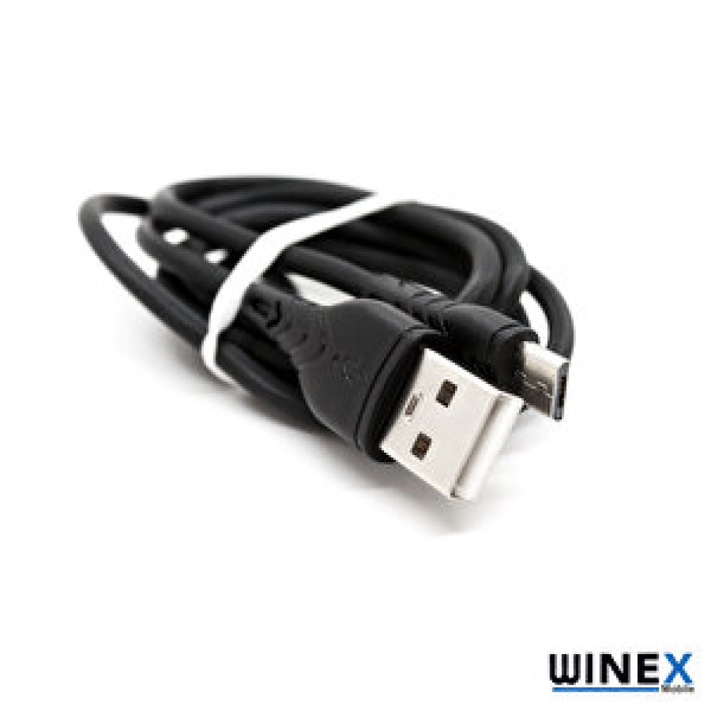 Winex Ca60 Usba To Micro Hızlı Data Ve Şarj Kablosu 3a Siyah Siyah Cep Telefonu Kablosu Fiyatı