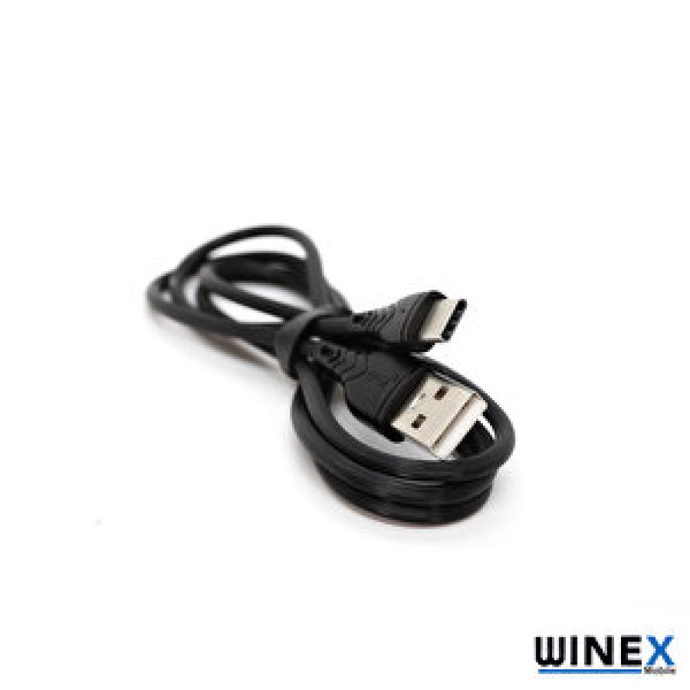 Winex Ca60 Usba To Type-c Hızlı Data Ve Şarj Kablosu 3a Siyah Siyah Cep Telefonu Kablosu Fiyatı