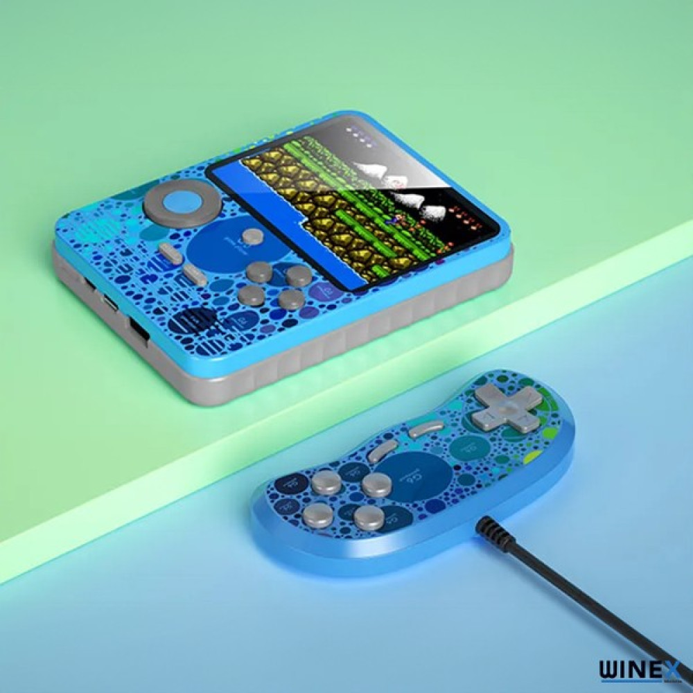 Winex Mobile Winex G6 Retro 3.5 Inç Tv Bağlanan 2.joystickli Oyun Konsolu Mavi (666 Klasik Oyunlar) Oyun Konsolları Fiyatı