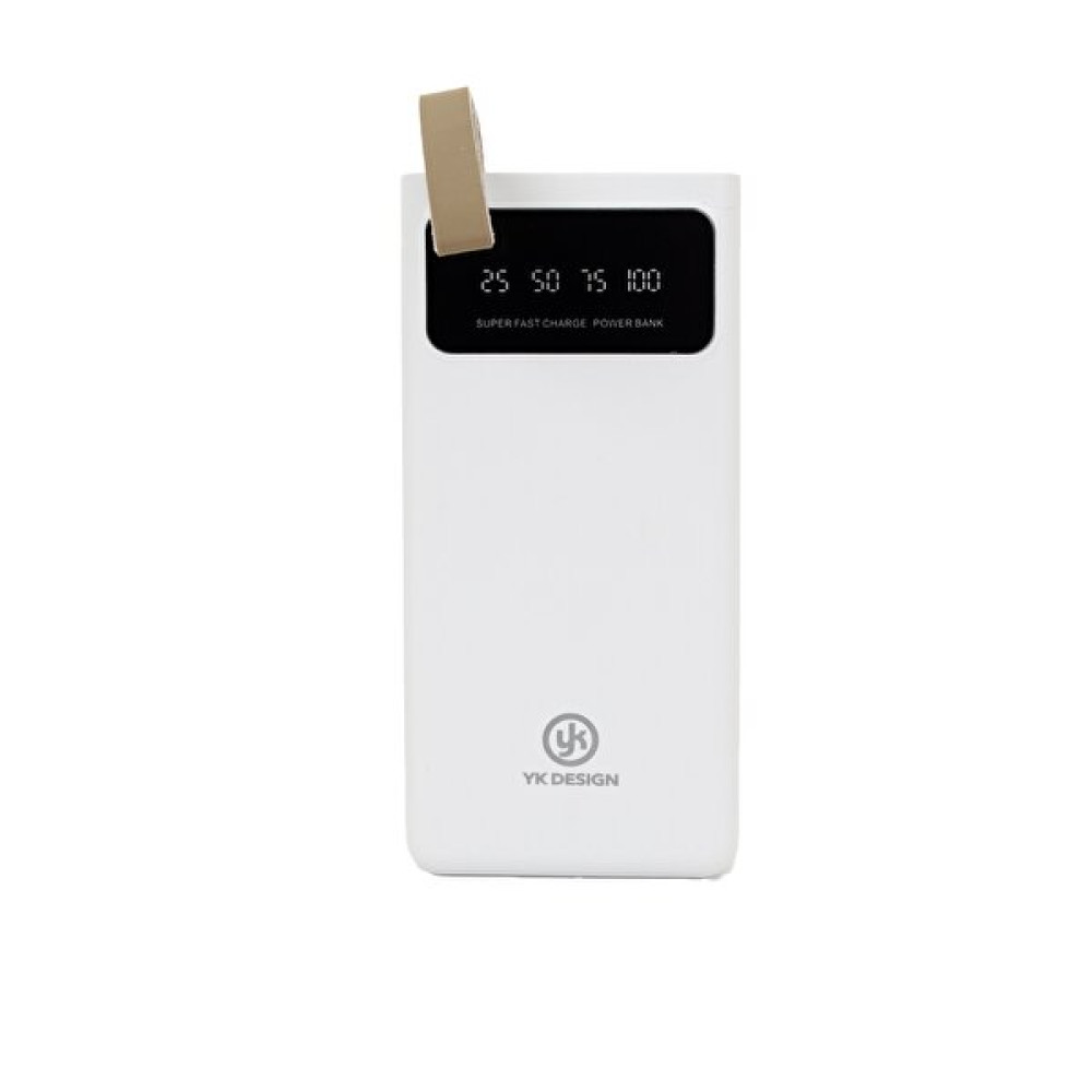 Winex Yk89 50000 mAh 2xUSB S + Type-C + Micro Çıkışlı LED Göstergeli Beyaz Powerbank Taşınabilir Şarj Cihazı - Powerbank Fiyatı