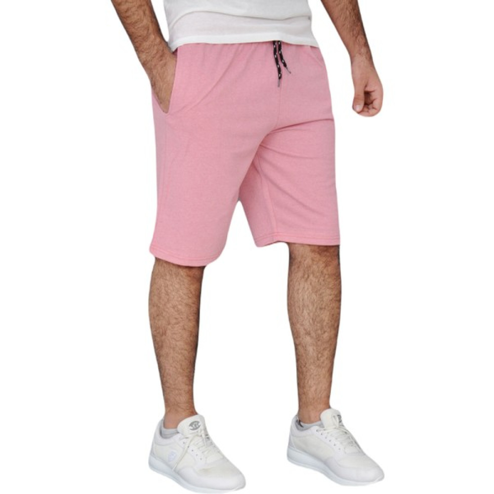Winget Star Erkek Pudra Iki Iplik %85 Pamuk %15 Polyester Rahat Kalıp Günlük Bermuda Şort Erkek Şort Fiyatı