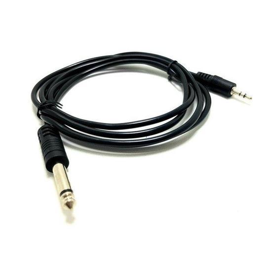 Winkel 1.5 m 6.3 mm Mono 3.5 mm Stereo Kablo