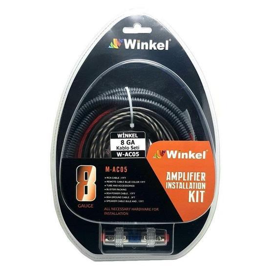 Winkel 8GA 1500W Oto Amfi Kablo Seti