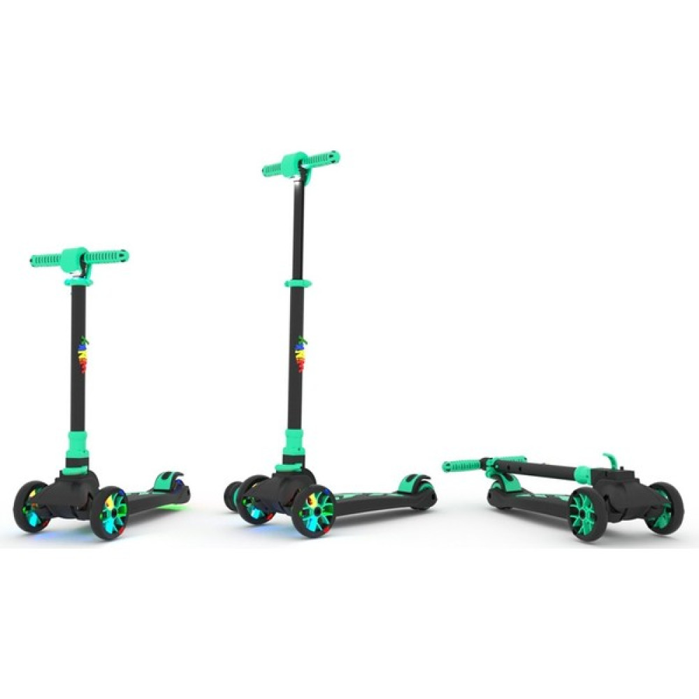 Winky Lux Scooter Işıklı 3 Tekerli Katlanabilir Yeşil Açık Hava, Deniz ve Spor Oyuncakları Fiyatı