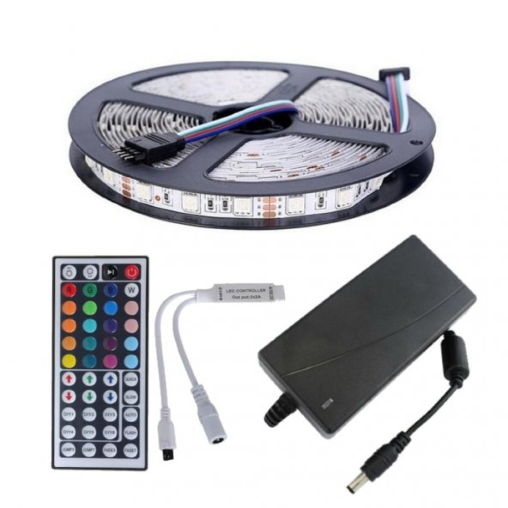 Wınlıght Serit Led Rgb 44 Tuslu Kumandali 5050 Smd 5 Metre 300 Led 3 Cip TV Aksesuarları Fiyatı
