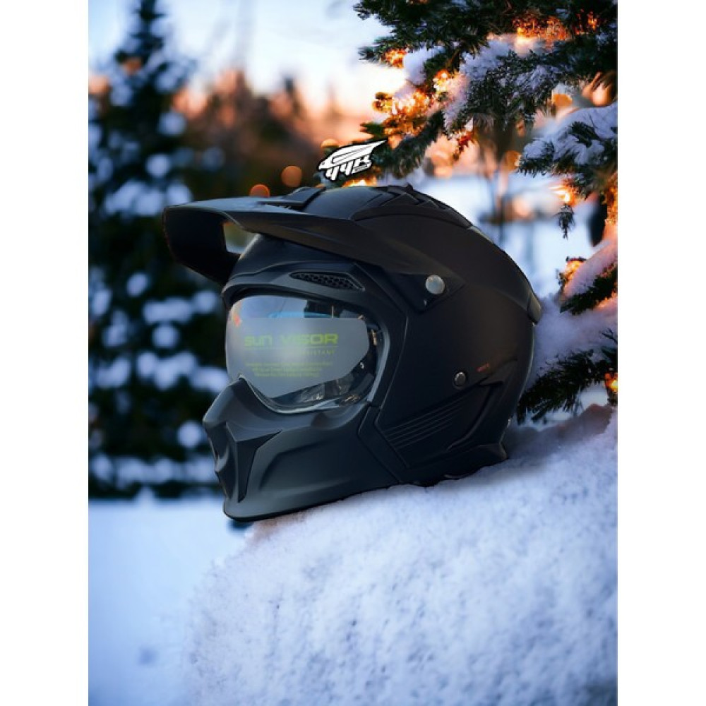 Winner Motors Hunter Çift Vizörlü Çene Çıkabilen Modüler Kask - XL Oto Boyaları Fiyatı
